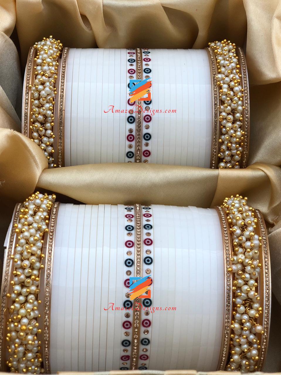 White Chooda – Amazel Designs