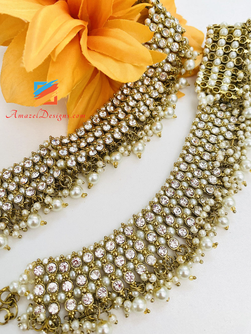 Pietre Bianche Mehndi Pearl Jhanjar