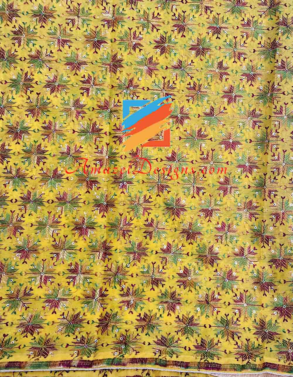 Giallo Sippi Sitara Phulkari