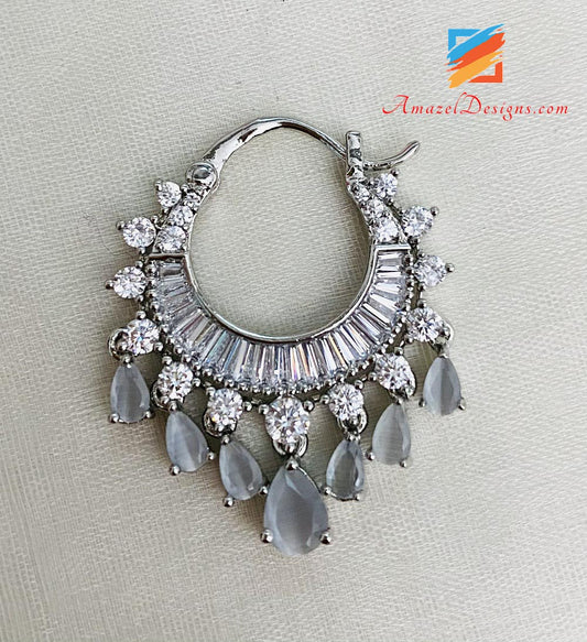 American Diamond (AD) Grey Silver Valiyaan