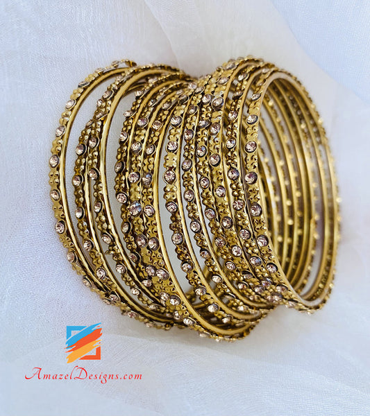 Braccialetti con Pietre Champagne