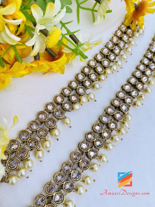 Champagne Pearls Payal Polki