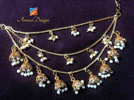 Ear Chain small Jhumkis