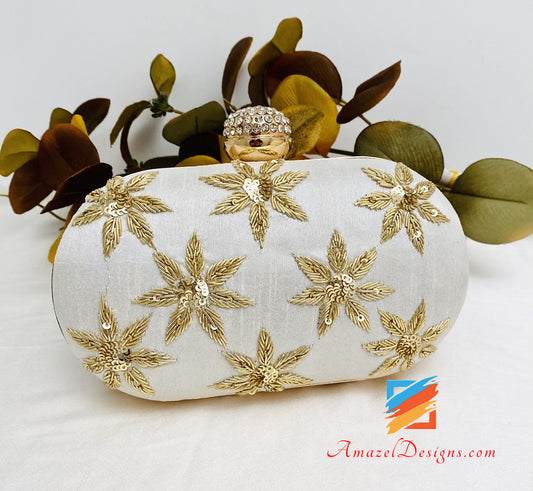Golden Dabka Work Clutch