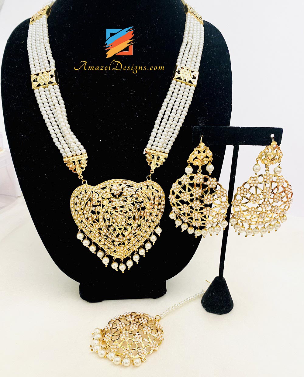 Light Gold Set Light Weight Gold Necklace Sets