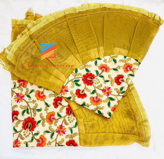 Shagan Rumal multicolore dorato 