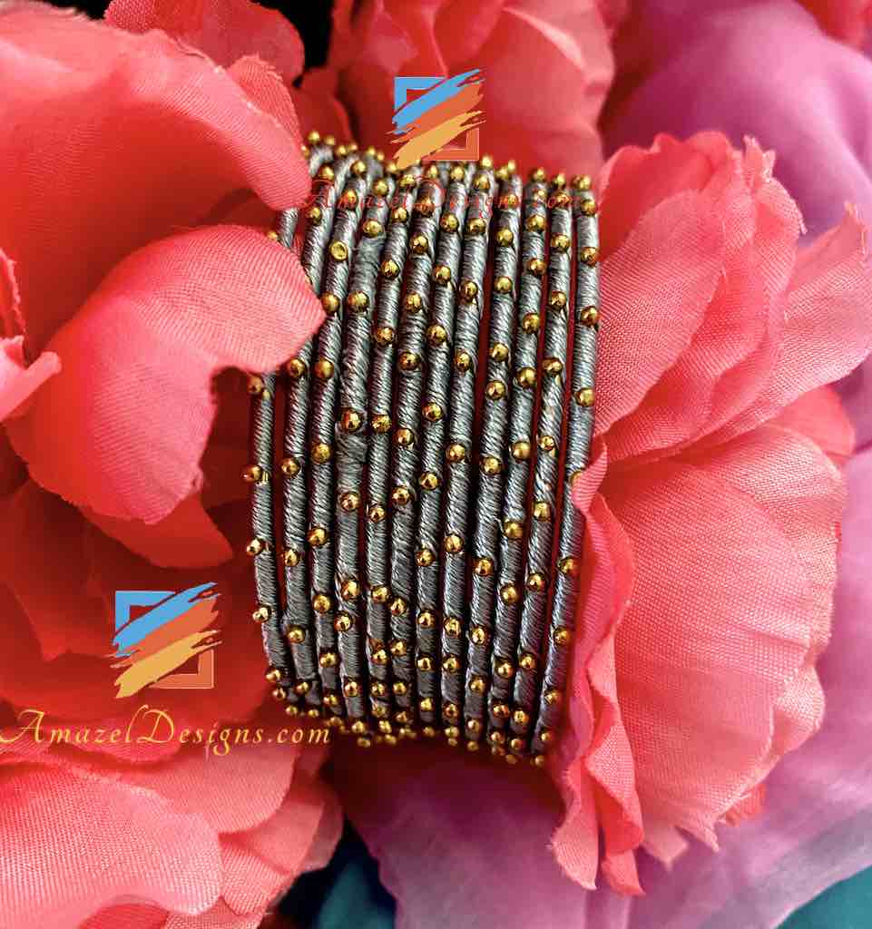 Sterling Silver Cuddle ❤️ Hug On Silk Thread Bracelet By Blossoming Branch  | notonthehighstreet.com