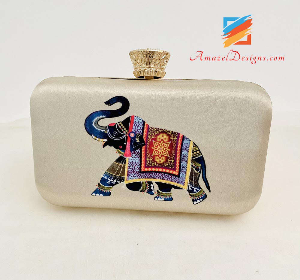 Hand Painted Haathi Art On Both Sides With Crystal Opener
