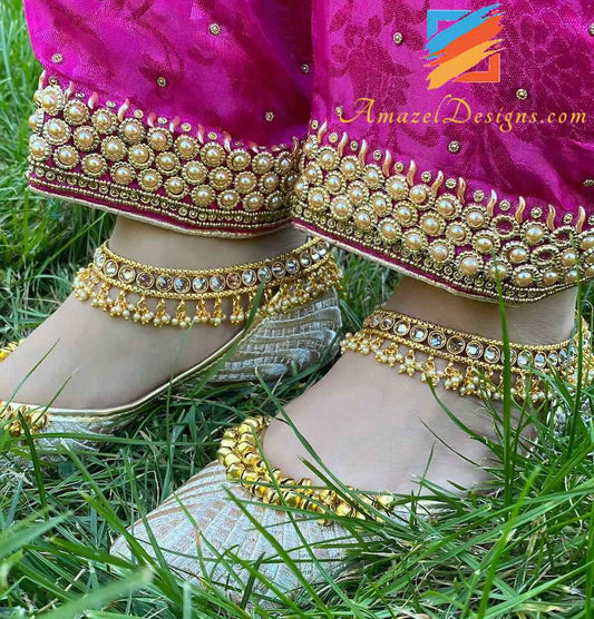 High Quality Polki Jhanjar Designs