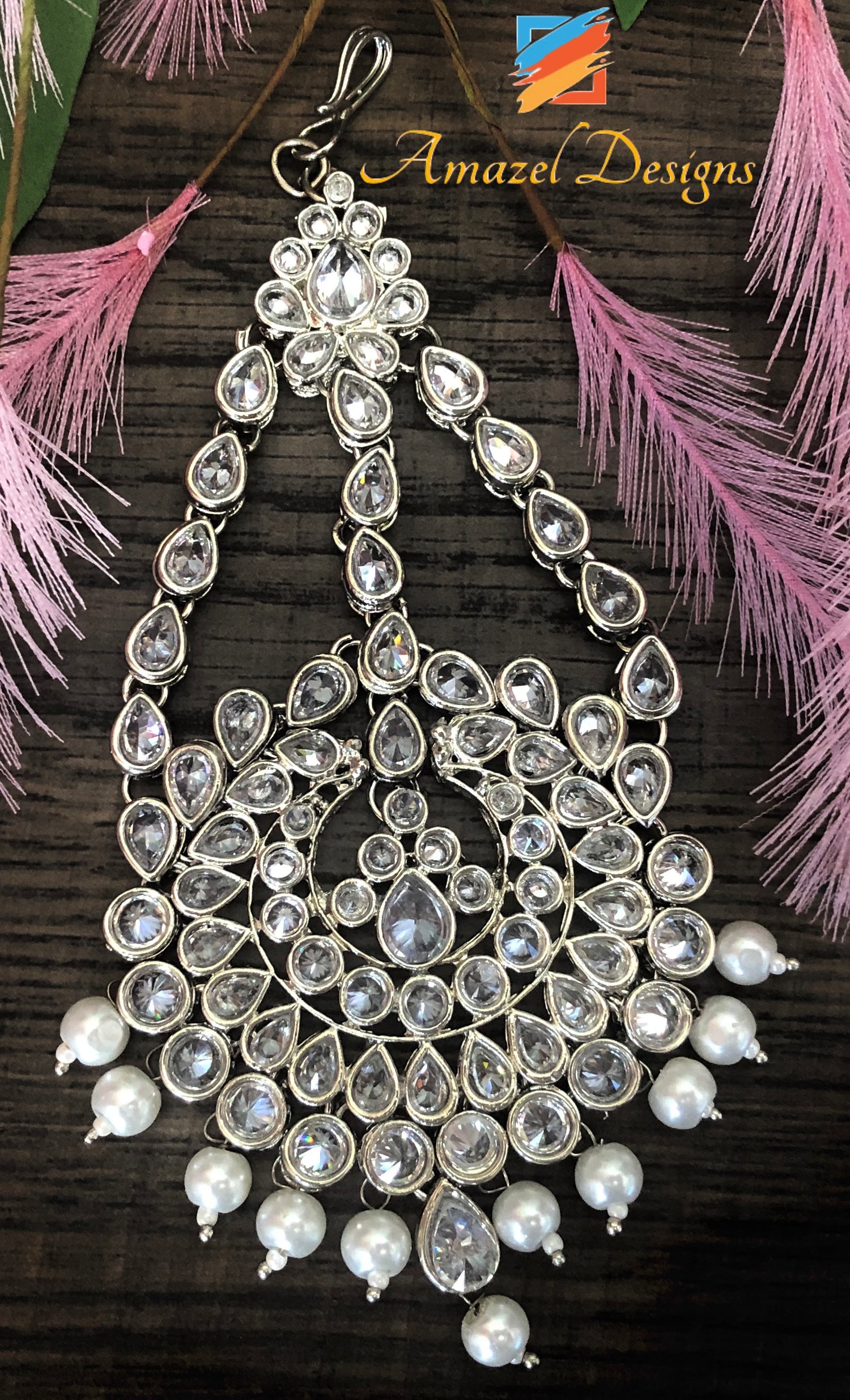 Jhoomar Designs Silver Polki Passa Amazel Designs