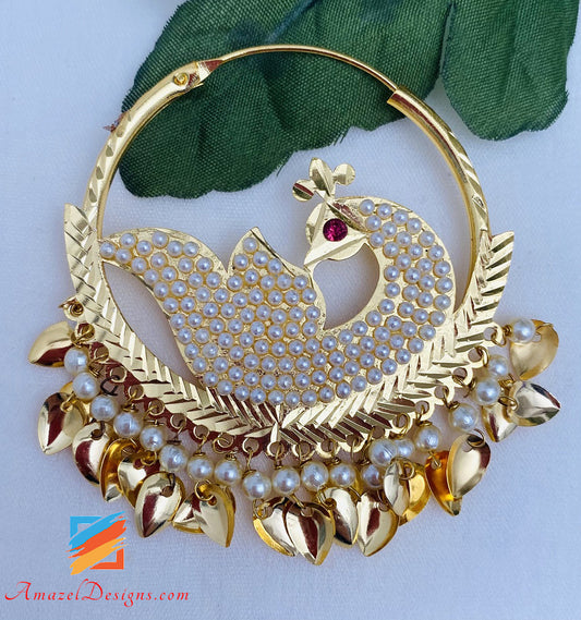 Pakistani Indian Punjabi Gold Leafy Polki Earrings Dilkash Fashion Jewelry  FREE SHIP Bollywood - Etsy