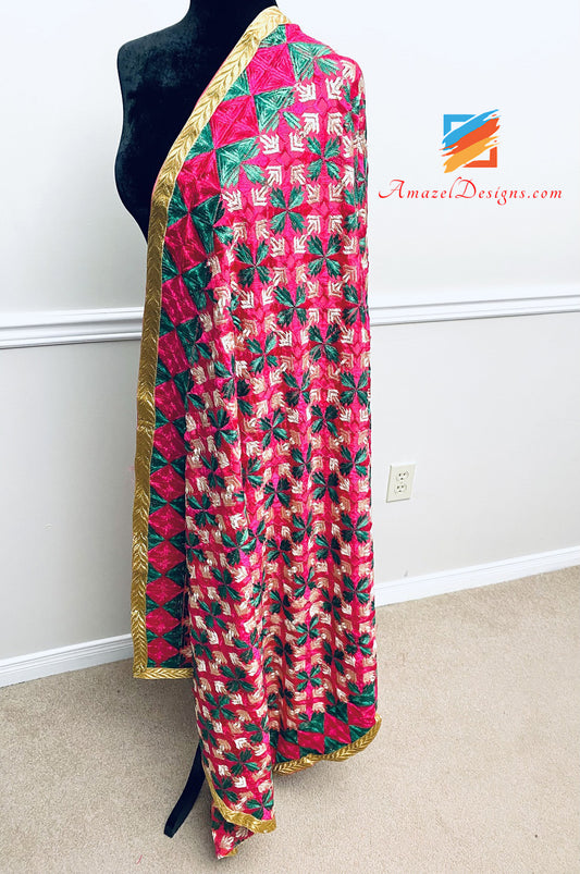 Magenta Phulkari