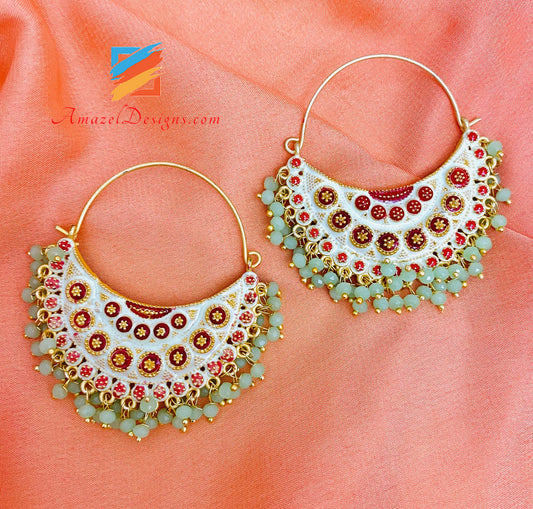 Mint Lightweight Hand Painted Wali