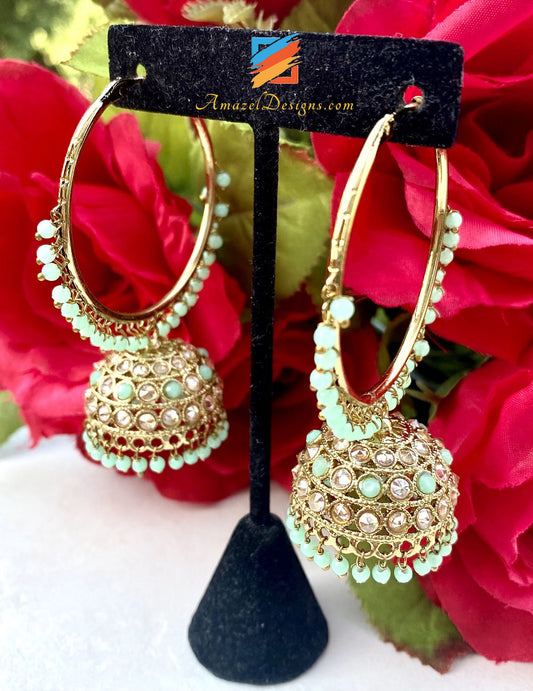 Buy online Multi Colored Metal Jhumka Earring from fashion jewellery for  Women by Silver Shine for ₹559 at 54% off | 2024 Limeroad.com
