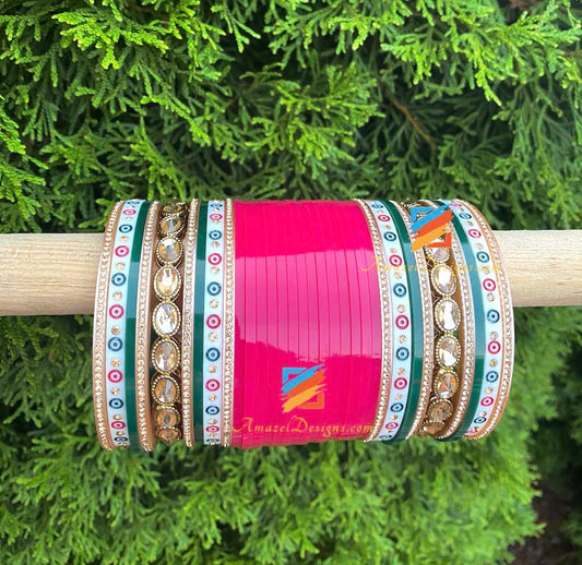 Multicolor Punjabi Choora