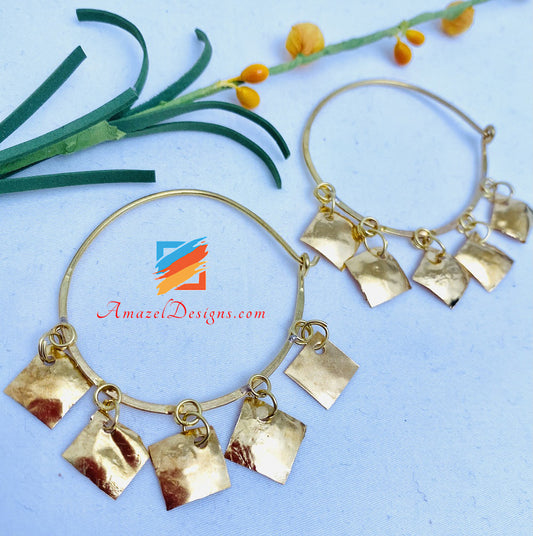 Pippal Patti Traditional Waliyaan Earrings Perfect For Gidha Bhangra