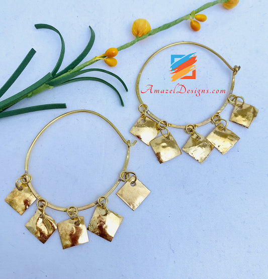 Pippal Patti Traditional Waliyaan Earrings Perfect For Gidha Bhangra