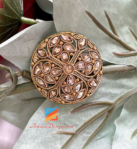 Polki Adjustable Ring