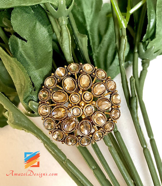 Polki Adjustable Ring