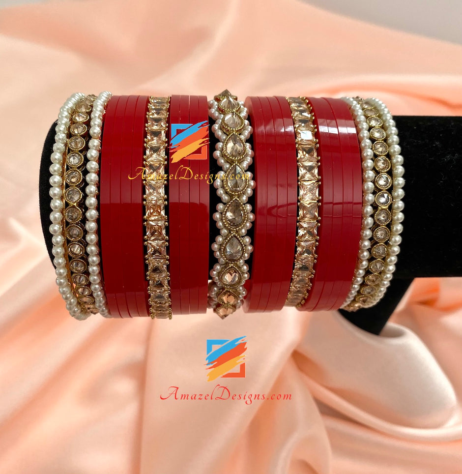 Chudla Design Wedding Bridal Chura | Latest Punjabi Chooda Online – Amazel Designs