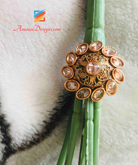 Ring Polki Adjustable