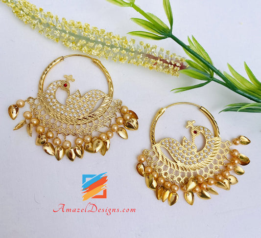 Traditional Lightweight Pippat Patti Morni Small Golden Waliyaan