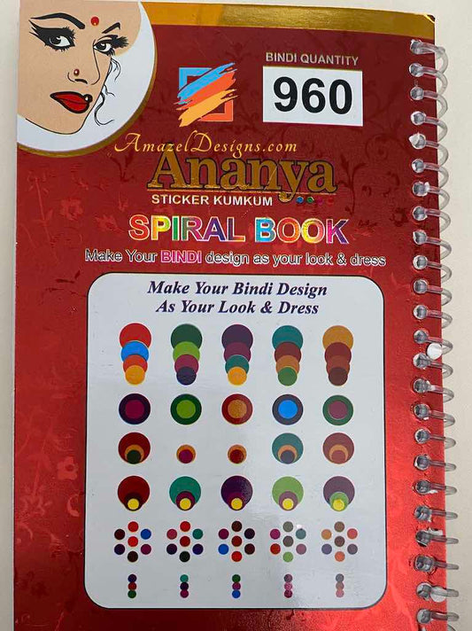 Velvet Stone 960 Bindis Book