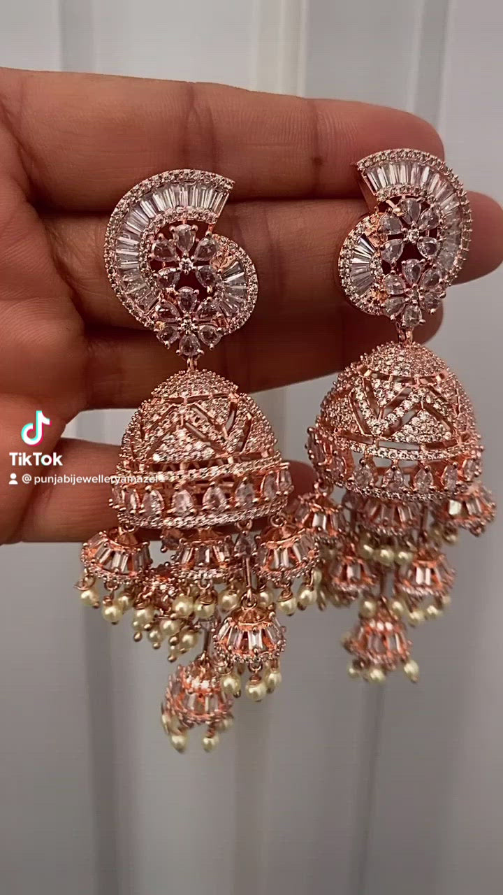 Full Stone Kundan Earrings Buy Earrings Online Cheap, Jhumka Earrings Online  Shopping, Earrings - Shop From The