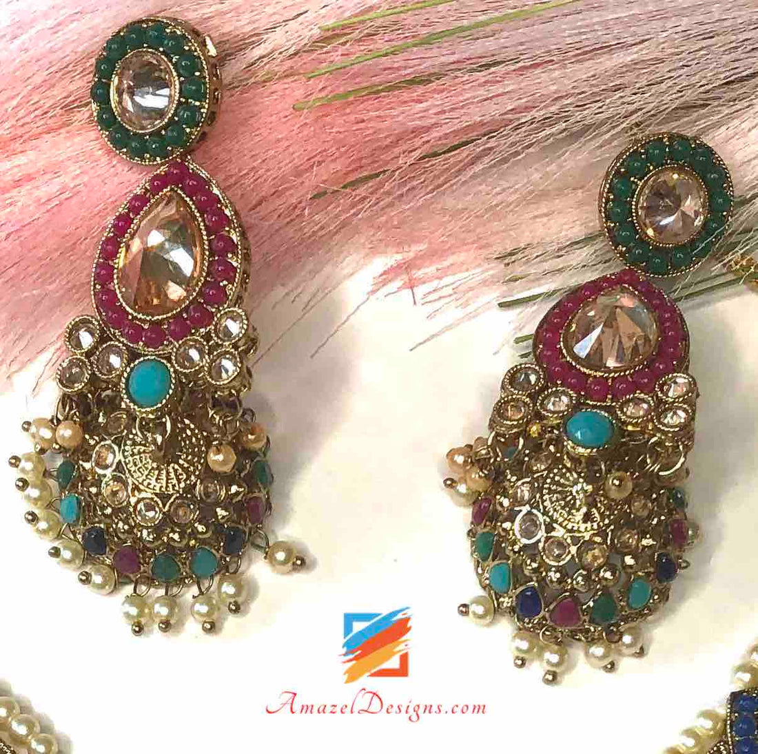 NS301 - Kundan Polki Set